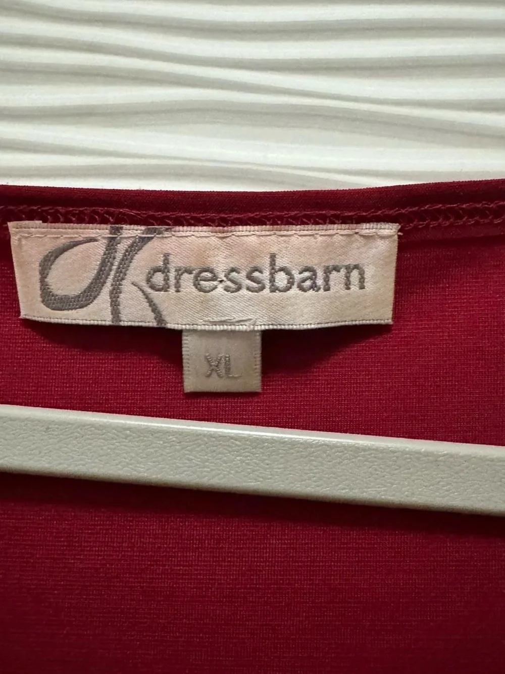 vintage 90s dress barn red fancy top! - Picture 2 of 3